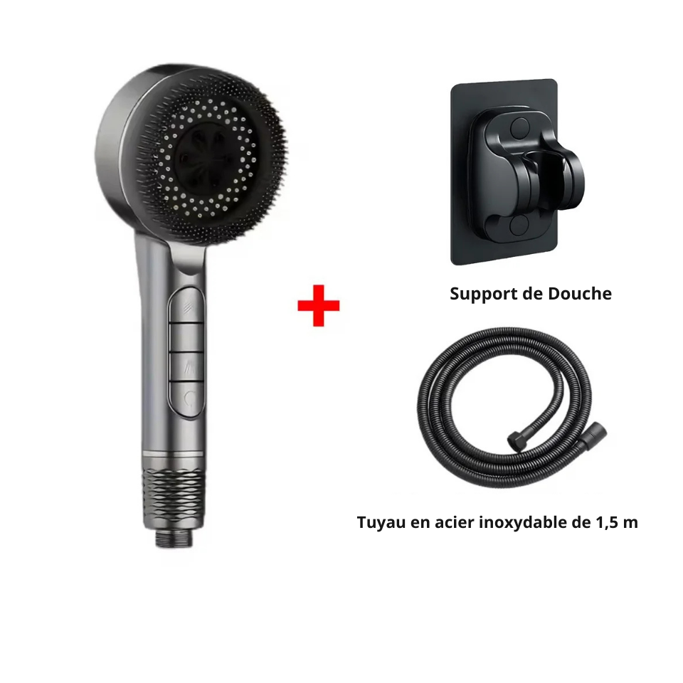 Pommeau de Douche – Filtration & Massage 4 Jets