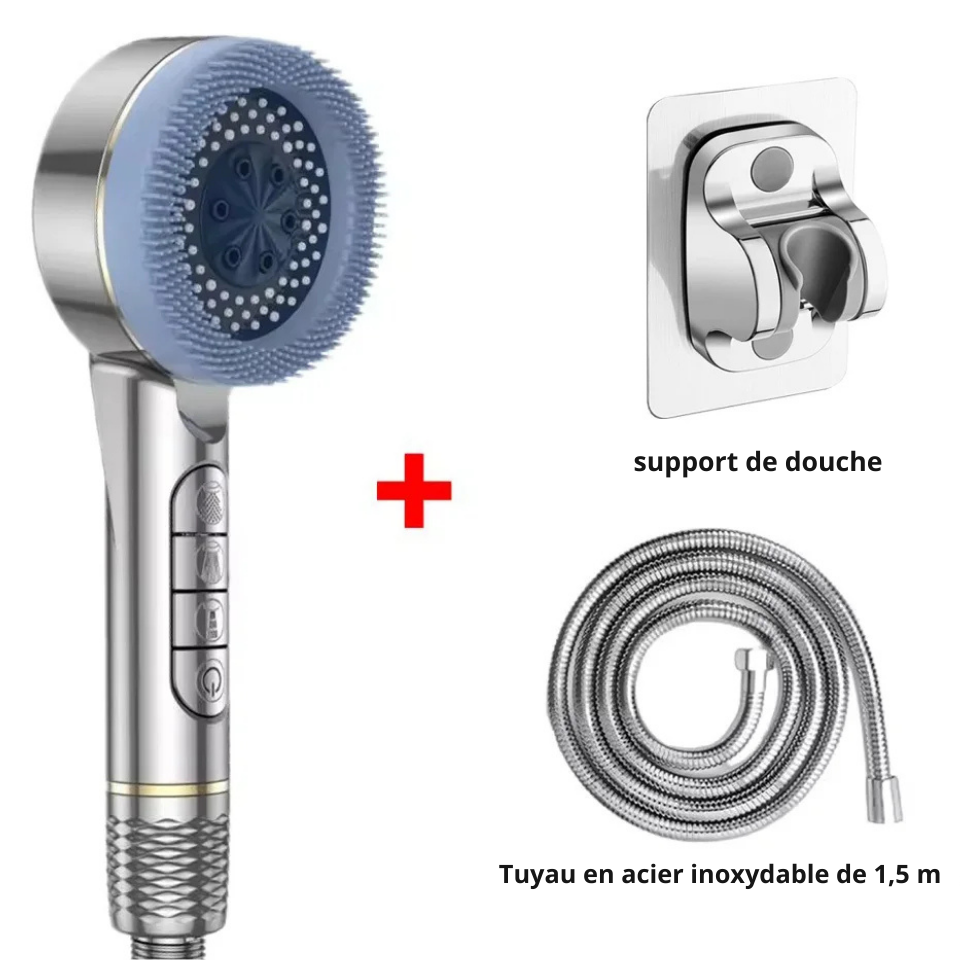 Pommeau de Douche – Filtration & Massage 4 Jets