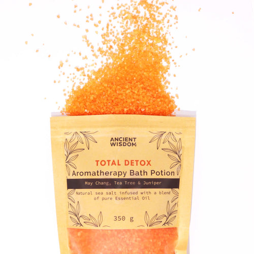 Potion de bain détox – Sels de mer & huiles essentielles pures