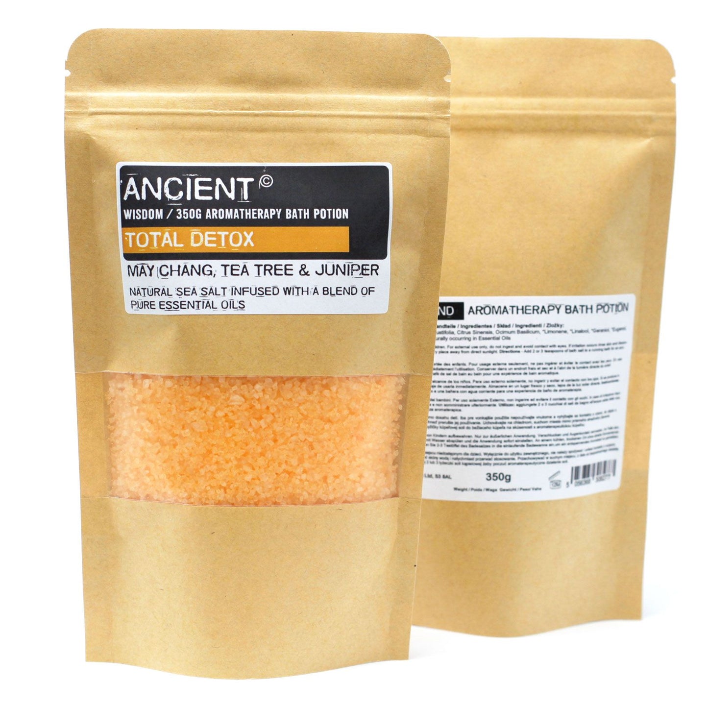 Potion de bain détox – Sels de mer & huiles essentielles pures