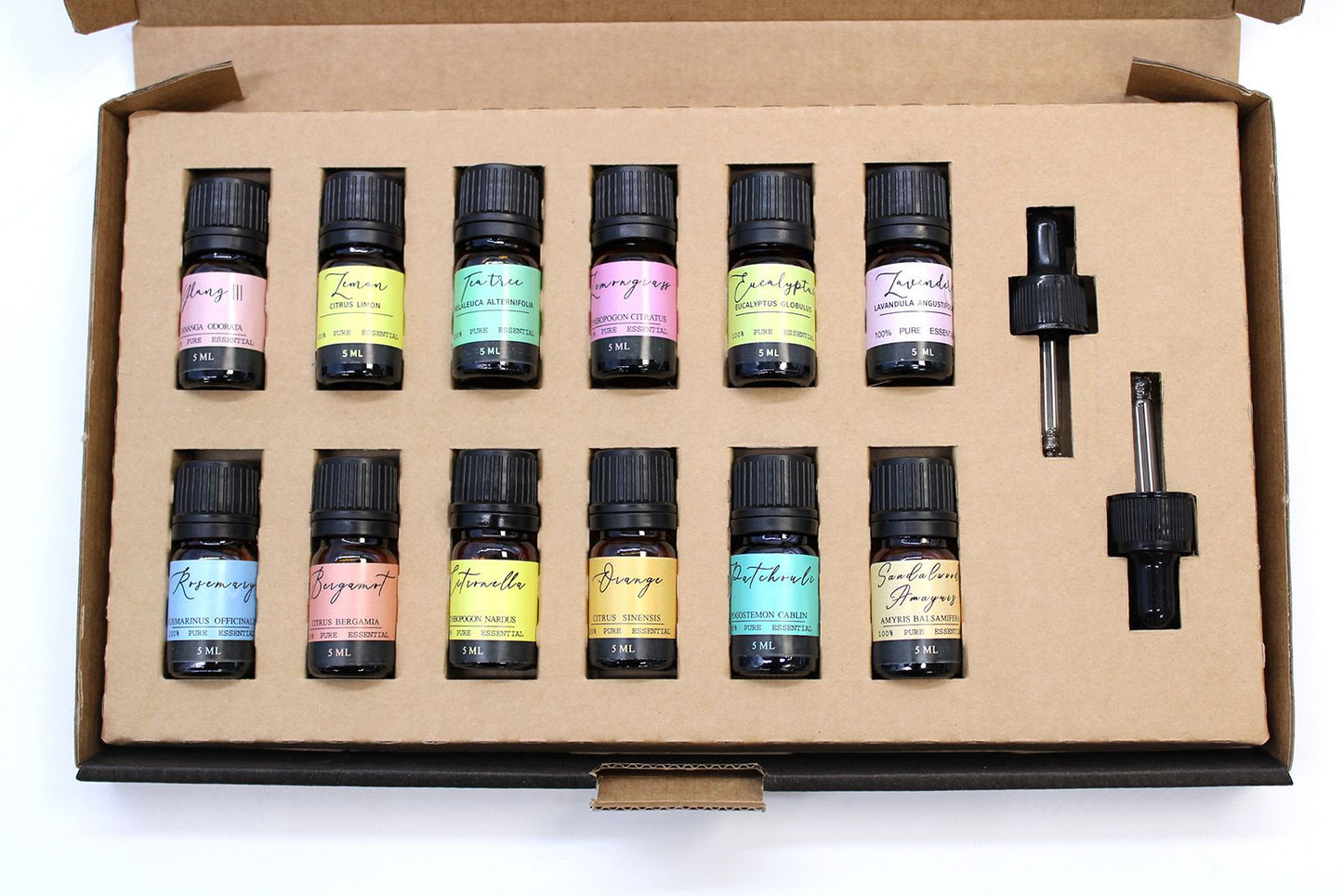 Coffret 12 Huiles Essentielles Pures Ancient Wisdom (5ml)