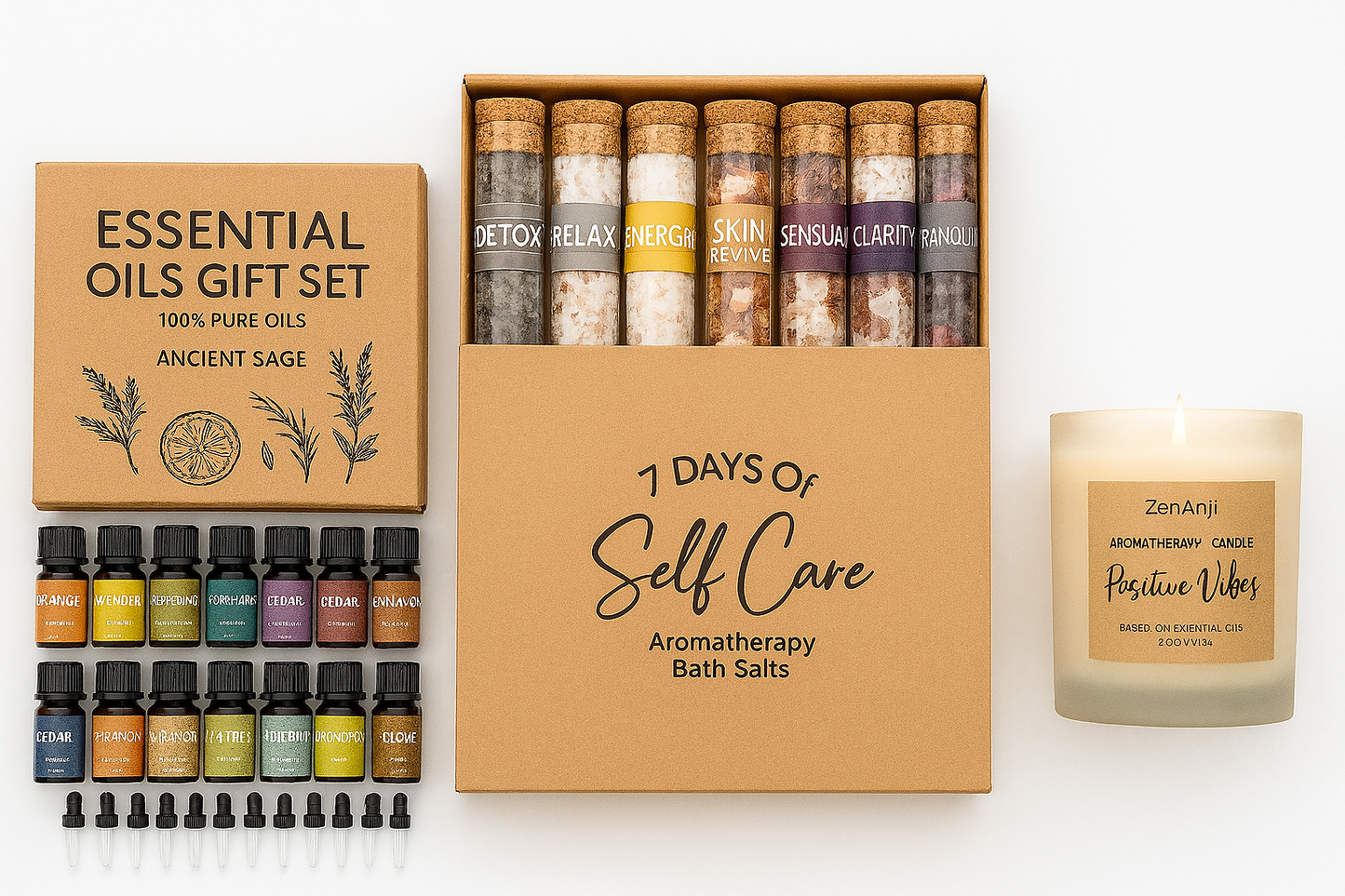 Pack Sensoriel ZenAnji – Rituel Bien-Être Complet