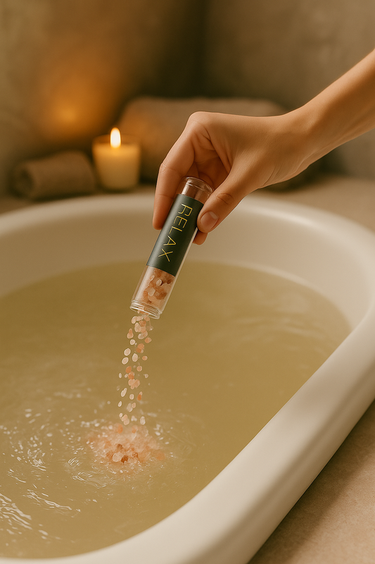 Sels de Bain en Flacons – Coffret Cadeau 7 Parfums