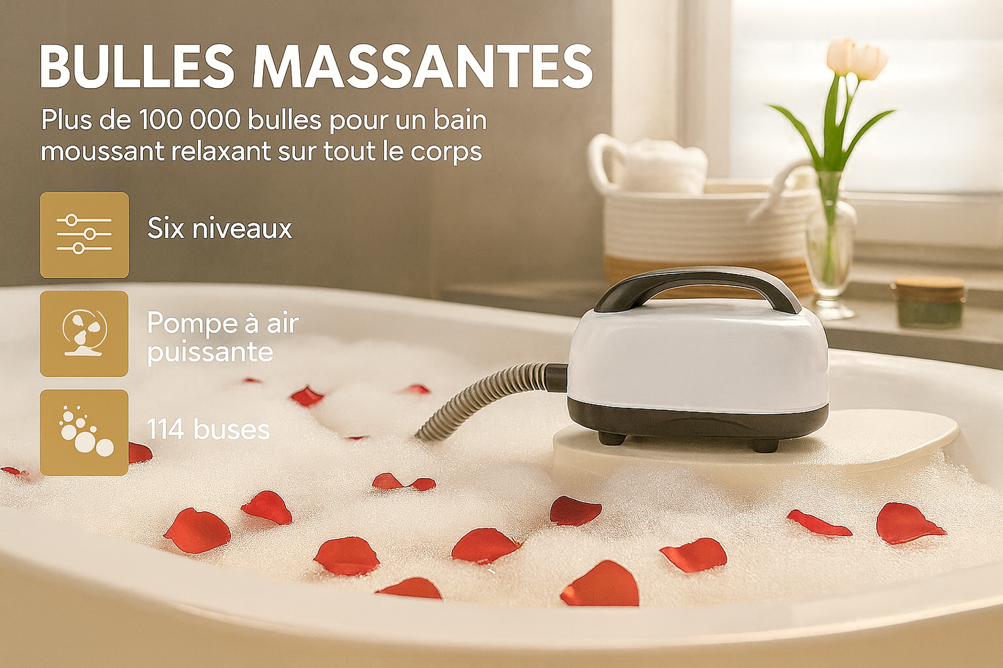 Tapis Massant de Bain ZenAnji – Spa à domicile en 1 clic