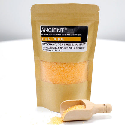 Potion de bain détox – Sels de mer & huiles essentielles pures