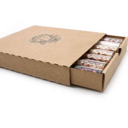 Sels de Bain en Flacons – Coffret Cadeau 7 Parfums