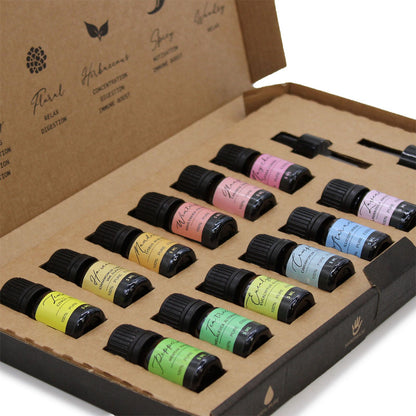 Coffret Huiles Essentielles – 12 Parfums Naturels (5ml)